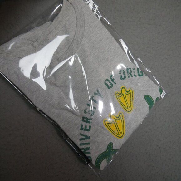Ducks NCAA T-Shirt Large University Of Oregon Established 1876 Gray No Tag - Picture 9 of 9